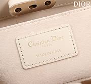 Fortok Dior Small Key Bag White 22x12x12cm - 2