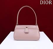 Fortok Dior Small Key Bag Pink 22x12x12cm - 1