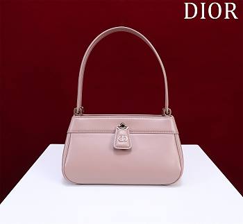 Fortok Dior Small Key Bag Pink 22x12x12cm
