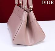 Fortok Dior Small Key Bag Pink 22x12x12cm - 3