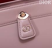 Fortok Dior Small Key Bag Pink 22x12x12cm - 2