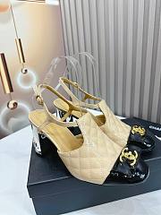 Fortok Chanel 23 Heels Beige - 3