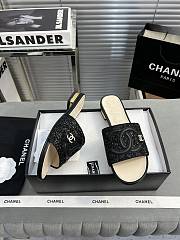Fortok Chanel Slides Black/Beige  - 6