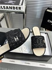 Fortok Chanel Slides Black/Beige  - 2