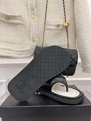 Fortok Chanel Flip-Flops Black - 3