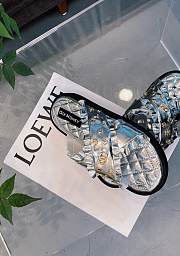 Fortok Chanel Slippers Silver - 6