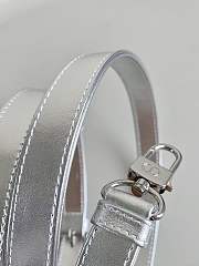 Fortok Dior D-Joy Bag Diamond Silver 22.5×12×5.5cm - 3