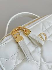 Fortok Dior Caro Box Bag White 18×5×13cm  - 6