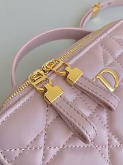 Fortok Dior Caro Box Bag Pink 18×5×13cm  - 3