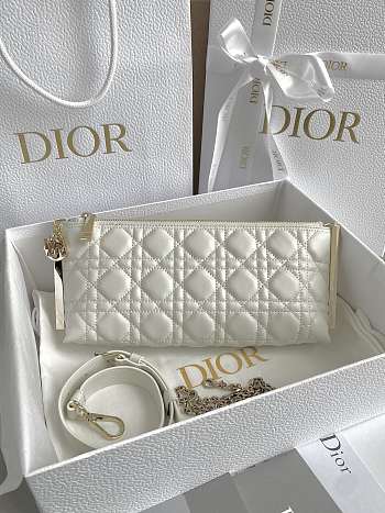 Fortok Dior Club Bag White 27×12×5cm