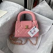 Fortok Chanel Coco Handle Bag Pink 20x15x7cm - 1