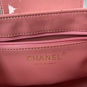 Fortok Chanel Coco Handle Bag Pink 20x15x7cm - 2