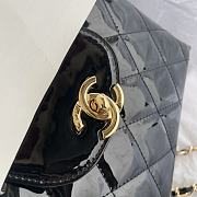 Fortok Chanel Coco Handle Bag Black 20x15x7cm - 2