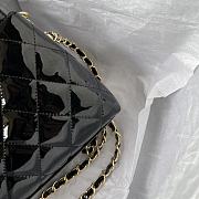 Fortok Chanel Coco Handle Bag Black 20x15x7cm - 4
