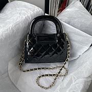 Fortok Chanel Coco Handle Bag Black 20x15x7cm - 6