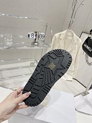Fortok Dior Dioract Sandal Black Braided Raffia - 4