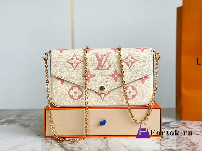 Fortok Louis Vuitton Pochette Félicie Chain Bag M82047 21x12x3cm - 1