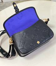 Fortok Louis Vuitton Diane Monogram Empreinte Bag Black M46386 25×9×15cm - 6