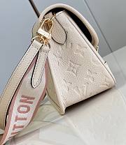 Fortok Louis Vuitton Diane Monogram Empreinte Bag Cream M46388 25×9×15cm - 3