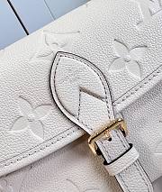 Fortok Louis Vuitton Diane Monogram Empreinte Bag Cream M46388 25×9×15cm - 2