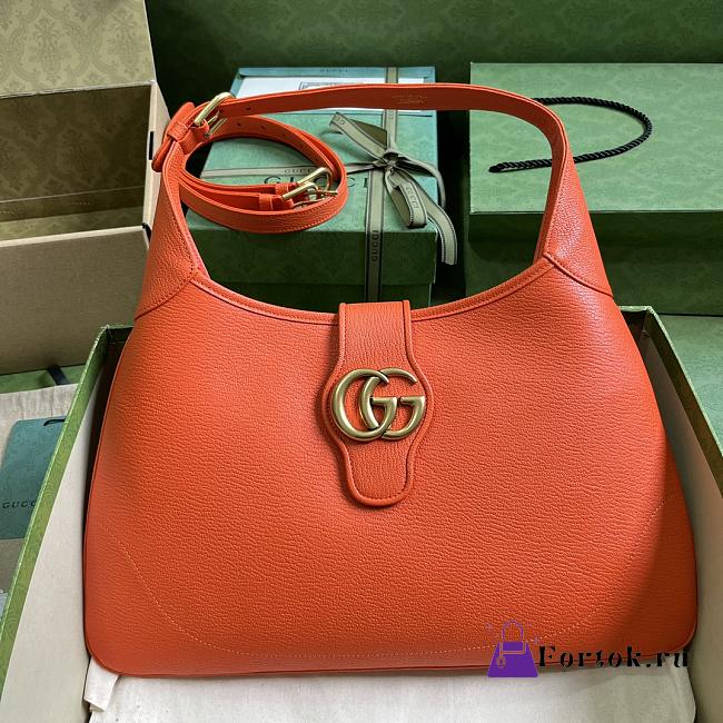 Fortok Gucci Aphrodite Medium Shoulder Bag Orange - 1