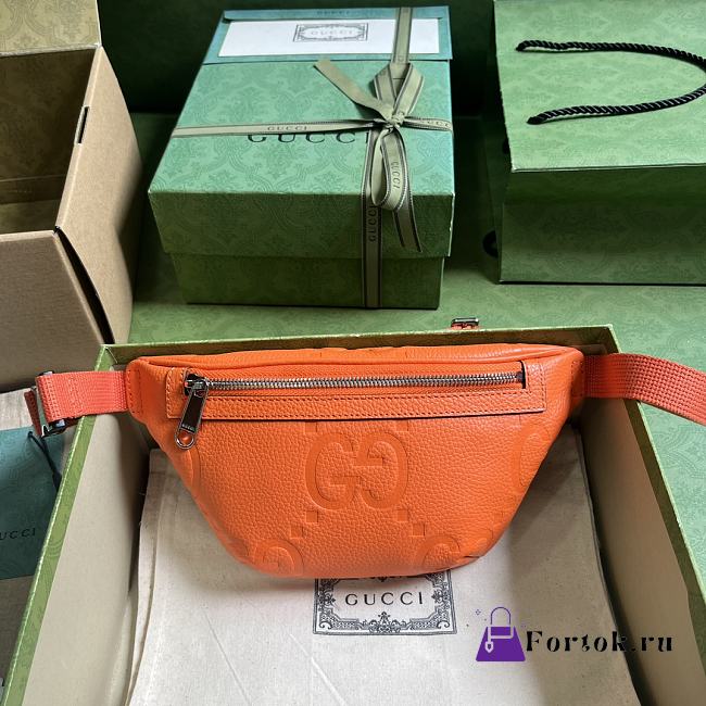 Fortok Gucci Jumbo CC Small Belt Bag Orange 23x13x5cm - 1