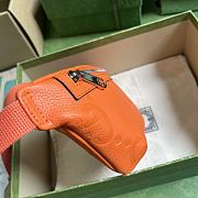 Fortok Gucci Jumbo CC Small Belt Bag Orange 23x13x5cm - 3