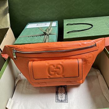 Fortok Gucci Jumbo Belt Bag Orange 28x18x8cm