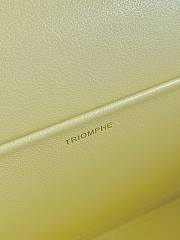 Fortok Celine Triomphe Shoulder Bag Yellow 20×10×4cm - 6