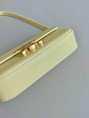 Fortok Celine Triomphe Shoulder Bag Yellow 20×10×4cm - 4