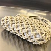 Fortok Bottega Veneta Double Knot Top Handle Bag Beige 24x15x5cm - 3