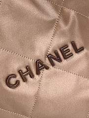 Fortok Chanel 22S Hobo Bag Calfskin Leather Copper  - 4