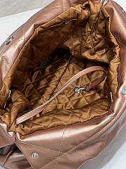 Fortok Chanel 22S Hobo Bag Calfskin Leather Copper  - 6