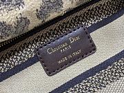 Fortok Dior Lady Leopard Print Embroidery Bag 24cm - 2