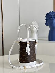 Fortok Louis Vuitton Nano Bucket Bag M81489 13x17x9cm  - 2