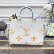 Fortok Louis Vuitton Onthego PM Bag Beige M46513 25x19x11.5cm - 1