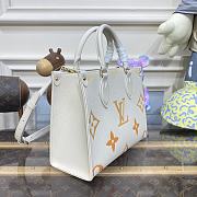 Fortok Louis Vuitton Onthego PM Bag Beige M46513 25x19x11.5cm - 5