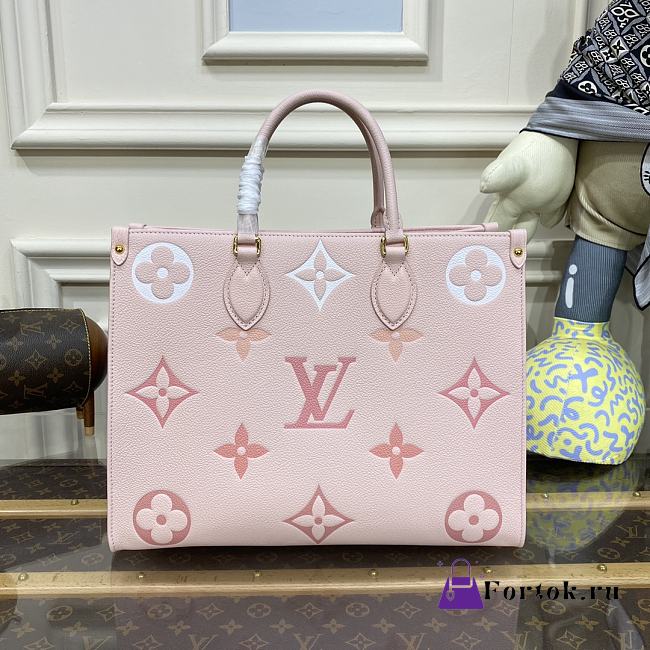 Fortok Louis Vuitton Onthego MM Bag Pink M46542 35x27x14 cm - 1