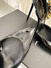 Fortok Saint Laurent Gold Leaf Pumps - 5