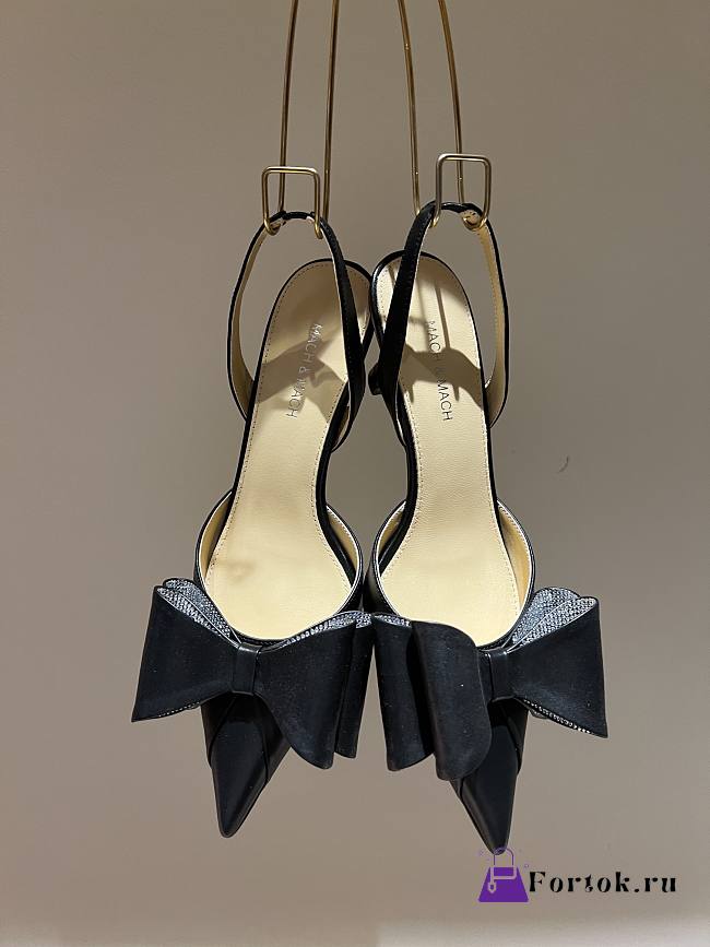 Fortok Mach & Mach Bow High Heels Black - 1