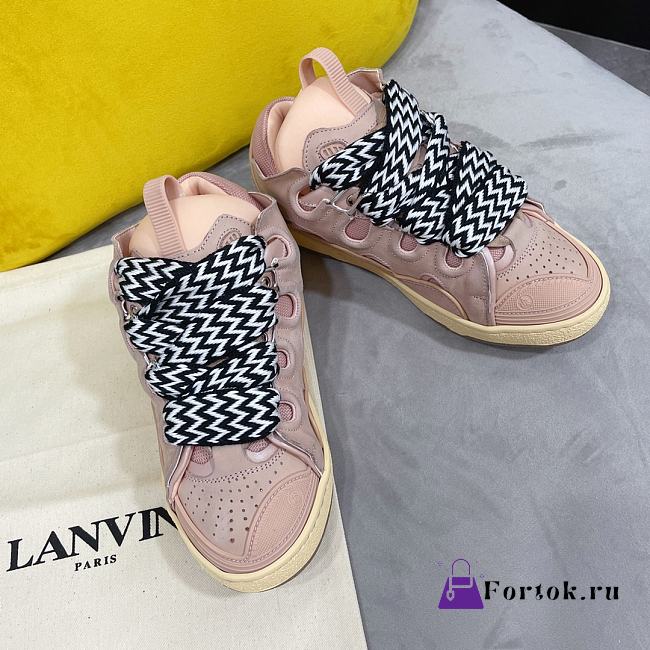 Fortok Lavin Pink Curb Sneakers - 1