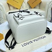 Fortok Louis Vuitton Christopher Backpack White M58644 30x42x17cm - 4