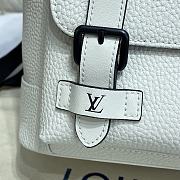 Fortok Louis Vuitton Christopher Backpack White M58644 30x42x17cm - 5