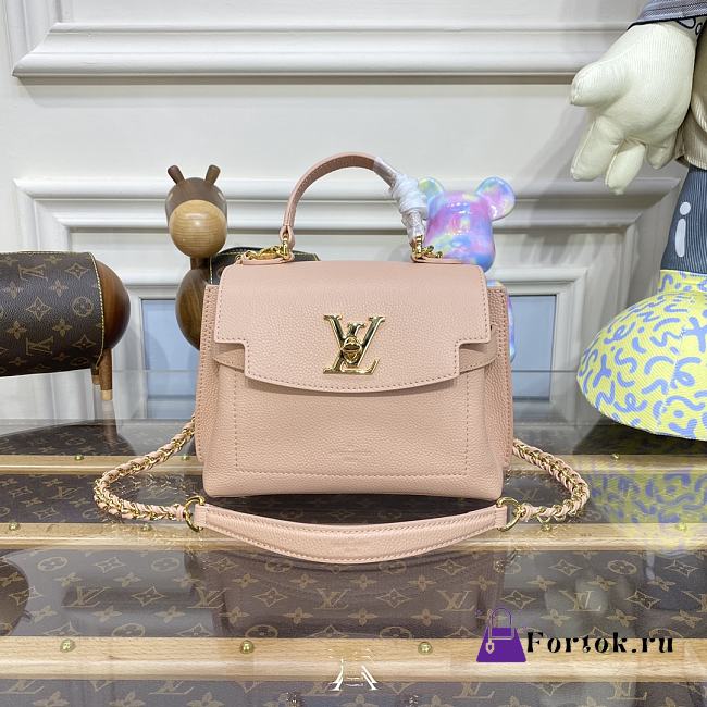 Fortok Louis Vuitton Lockme Ever Mini Bag Pink M21088 23x17x10cm  - 1