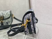 Fortok Dior Bobby Blue Oblique Canvas Bag 22x17x6cm - 2
