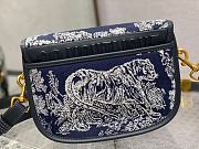 Fortok Dior Bobby Blue Oblique Canvas Bag 22x17x6cm - 3