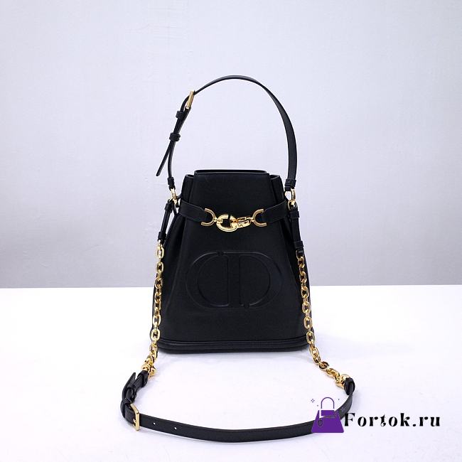 Fortok Dior Medium C'est Bag Black 24x10x24.5cm - 1