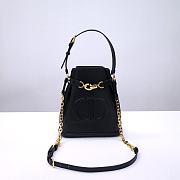 Fortok Dior Medium C'est Bag Black 24x10x24.5cm - 1