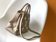 Fortok Louis Vuitton Petit Palais Bicolor Monogram Empreinte Beige Bag M58914 - 6