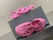 Fortok Balenciaga Pink Hd Foam Rubber Sneakers - 5